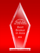 Najbolji broker u Aziji u 2012. godini prema ShowFx Asia