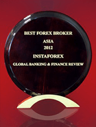 รางวัล Global Banking & Finance Review ปี 2012  - โบรกเกอร์ที่ดีที่สุดแห่งเอเชีย  (The Best Forex Broker in Asia)